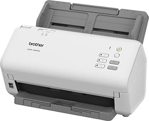 Brother ADS-4300N Professioneller Desktop-Scanner mit schnellen Scangeschwindigkeiten, Duplex und Netzwerk