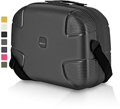 IMPACKT IP1 Handgepäck Kosmetikkoffer aus recyceltem Material mit 6 Jahren Garantie; nachhaltiges Beautycase mit Aufsteckfunktion; 40 cm, 1,5 kg, 22 Liter