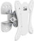 PureMounts® Supporto TV - Girevole - Vesa 100, distanza parete: 75mm, Portata max 25,0 kg, inclinabile 3°/-12°, orientabile 25°/-25°, bianco