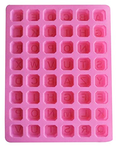 Gavigain Silikon, Englische Buchstaben Fondant Kuchen dekorative Silikon DIY Eis Schale Seife machen Werkzeug - Vielseitig und kreativ Backen und Basteln Ausrüstung