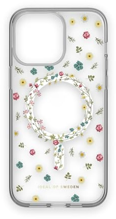 IDEAL OF SWEDEN Clear iPhone 14 Pro Max Hülle MagSafe – Zierliches Blumenmuster Design, Dünnes Und Leichtes Case, Stoßfest, Stylisch Und Langlebig Für Optimalen Schutz Im Alltag.
