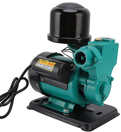 Druckerhöhungspumpe, Hervorragende Wärmeableitung, 125 W, Professionell, ZM-125, 220 V, 50 Hz, Selbstansaugende Wasserpumpe für die Gartenbewässerung (EU-Stecker)