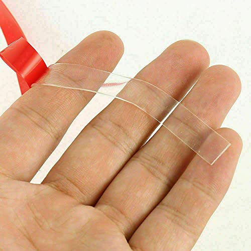 ATEK Double Sided Carpet Adhesive Tape 20Mx 21mm, Heavy Duty Extra Strong Gripper Rug Anti Slip Super Grip Tape for Multi Surfaces Laminated and Wooden Floors Stop Rug Sliding Tile Mats (1)