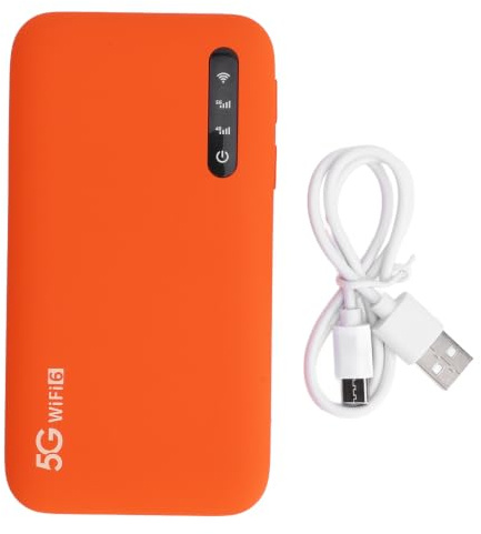 Router Portatile Ad Alta velocità Hotspot Mobile 5G con Slot per Scheda SIM Batteria da 6100 MAh