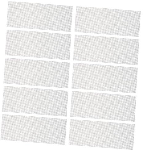 Mipcase 10pcs Stainless Steel Mesh for Fish Tank Aquatic Moss Mesh for Aquatic Wall and Seaweed Carpet