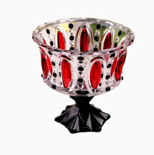JUNYFFF Obstschale Stilvoll Gestalteter Obstkorb Glas Super Durable Obstschalen Obst Snack Kuchen Aufbewahrungsregal Wohnzimmer Esstisch Obstständer