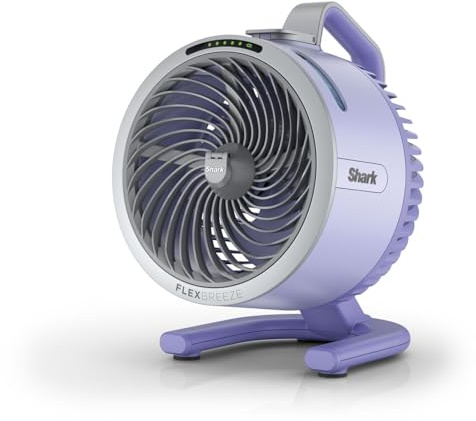Shark FlexBreeze HydroGo Cordless Fan, Powerful Portable Fan, FA050UKLV