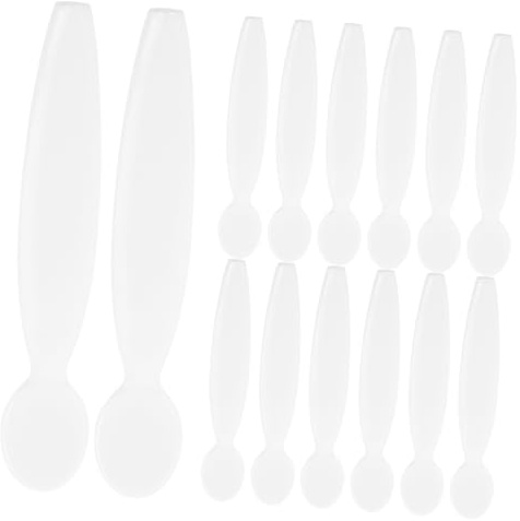 SAFIGLE 20piezas Espátula para Cuidado de Piel Herramienta Cosmética Reutilizable Mini Espátula para Maquillaje para Salón de Belleza y Aplicación de Maquillaje