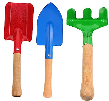 Milisten 1 Juego Herramientas de Jardinería para Mini Palas y Rastrillo de Jardín Juguete de Plantación para Kit de Herramientas para Jardín
