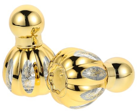 TOPPERFUN 2 piezas Botellas de Perfume Recargables de Vidrio con y Bola Rodante Resistentes Fugas para Aceites Esenciales y Líquidos de Cuidado Personal de Viaje y Versátil