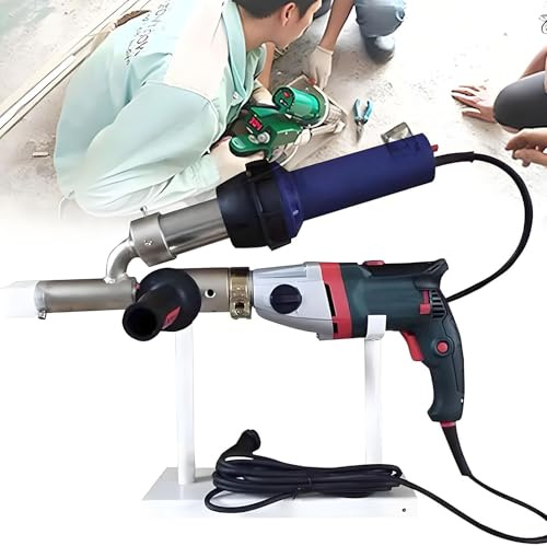 Nuxyyds Hand Extrusion Welder Gun, 1300W Plastic Extrusion Welding Machine Kit, Hot Air Plastic Welder Gun Vinyl Weld Extruder Welder Machine