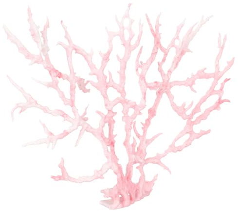 Toyvian Ornement Artificiel Réaliste pour Aquarium Déco Naturelle Décor Aménagement Paysager pour Poissons Adapté Eau Douce et Salée et Sécuritaire