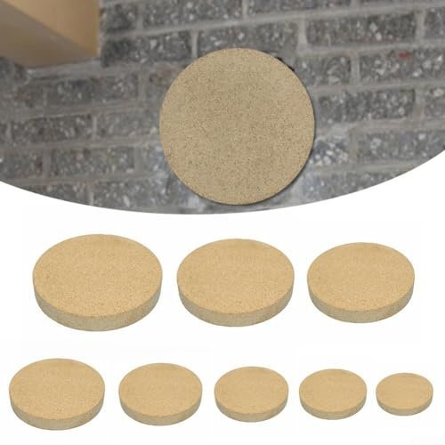 1 piastra in vermiculite resistente al calore (200 x 50 mm)