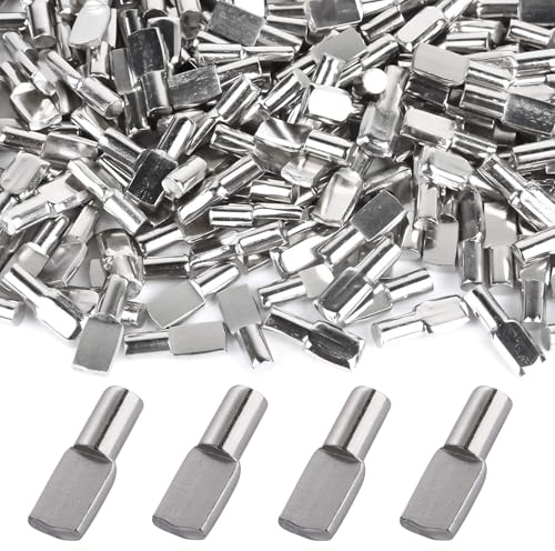 Regalbodenträger 150 Stück, Einlegeboden Halter, 5mm Metall Bodenträger, Bodenträger Regalbodenträger, für Schränke, Regal und Möbelschränke