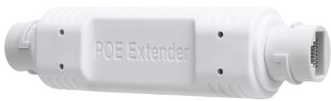 Luocute Outdoor PoE Extender, 1000Mbps Long Distance IEEE 802.3af At Ethernet Repeater with Plug and Play, for IP Cameras VoIP Phone AP, Plug and Play