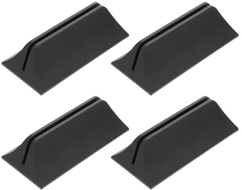 HAPINARY Lot de 4 Pinces de Séparation Amovibles en ABS Noir Supports de Bureau pour Cloisons d'Écran Clips de Partition Pratiques pour Espace de Travail Privé et Organisation de Bureau