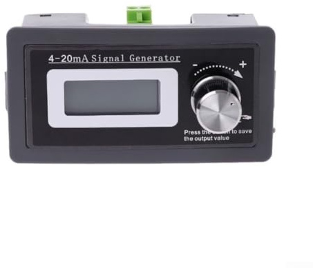 Générateur de signal de boucle de courant 4-20 mA pour étalonnage industriel - 3,13 × 1,66 × 0,94 pouces, précision ± 0,5 %, résolution 0,01, sortie 4–20 mA/3–21 mA