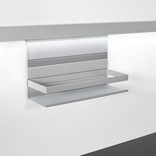 KESSEBÖHMER Linero MosaiQ Universalablage 350 x 110 x 200 mm mit Rahmen titangrau / Relingsysteme