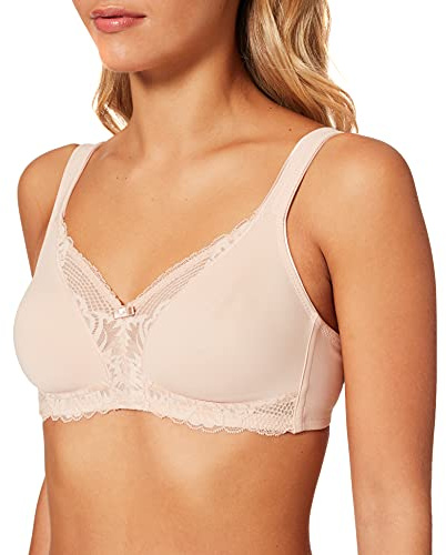 Triumph Donna Modern Lace+Cotton N, Bra, NEUTRAL BEIGE, 3D