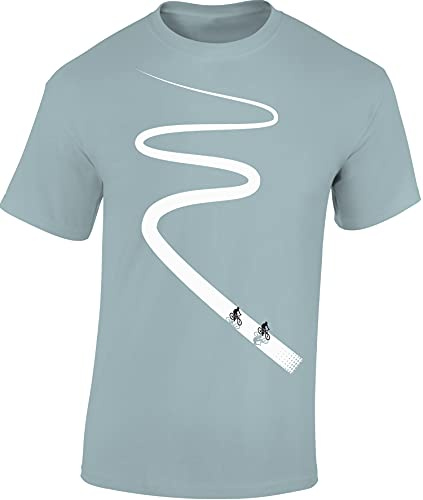 T-shirt: Cykelväg – cykel presenter för kvinnor och män man – pojkar flickor – cyklist mountainbike MTB BMX Biker racercykel Tour Outdoor Sport Fixie E-Bike