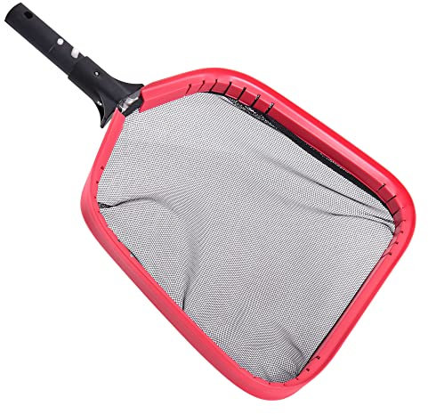 U.S. Pool Supply Professional Heavy Duty Large 14 Swimming Pool Leaf Skimmer Net - Strong Aluminum Frame for Faster Cleaning & Easier Debris Pickup and Removal - Clean Pools, Spas, Ponds