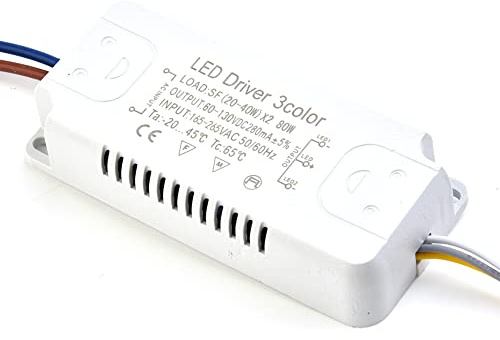 ZYWUOY Trasformatore LED, Adattatore LED Driver 3 Colori per Illuminazione a LED Sostituzione del trasformatore Non Isolante