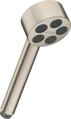 hansgrohe AXOR One teleducha 75 1 rociador tipo ahorro de agua, 48651820, Color: Brushed Nickel