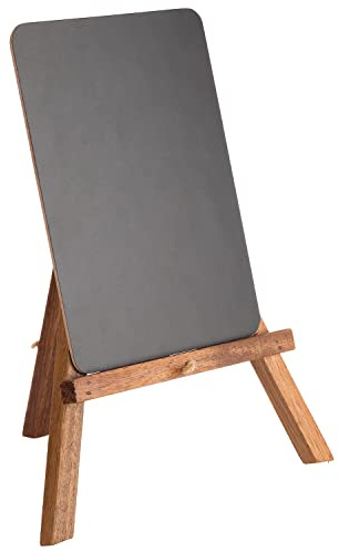 APS 71531 Mini Staffelei, 2-teilig, Ständer aus Akazienholz, 19,5 x 15 x 24 cm