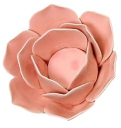 IMIKEYA Ceramic Lotus Petals Teelichthalter Lotus e Handgefertigte Deko Für Zuhause Hochtemperaturbeständig Glänzende Oberfläche Für Stimmungsvolle Beleuchtung Und Tischdekoration