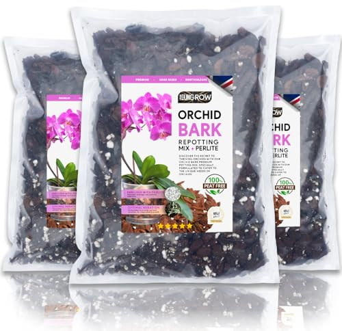 Orchid Excellence: 2L Premium Orchid Bark & Perlite Blend in Heat-Sealed Protective Packaging