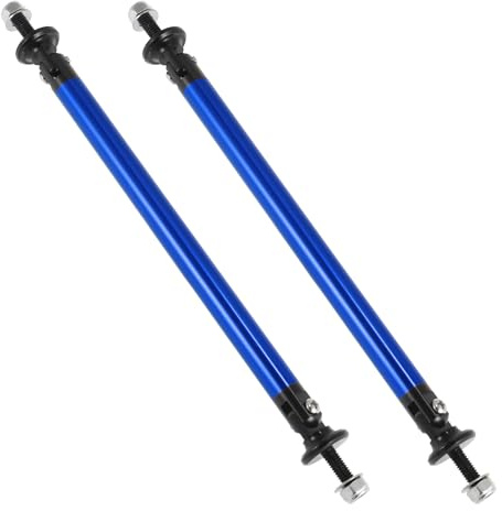 MACHSWON 2pcs Front Rear Bumper Lip Splitter Strut Rod Adjustable Tie Support Bars Fit Most Vehicle Blue 150mm 5.91 Splitter Support Rods