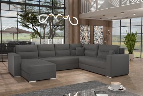 Generisch Sofa Couch Garnitur Sofagarnitur Captain U mit Schlaffunktion Wohnlandschaft NEU
