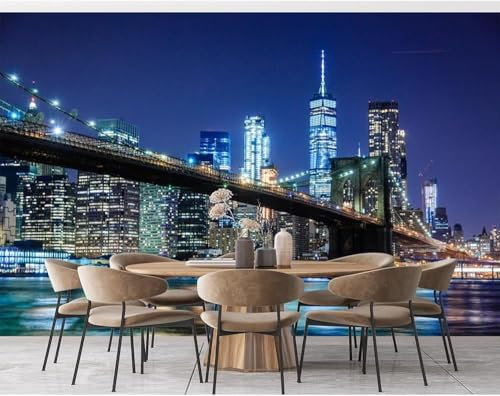 Fotomurale New York Carta da Parati New York 3D Fotomurali In Tessuto Non Tessuto 300x210 Decorazione Parete Camere da Letto Soggiorno Pareti Murale Poster Giganti a.5820