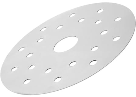 Alipis Heat Diffuser Plate Conduction Sheet Stainless Steel Induction Adapter for Even Heat Distribution and Sturdy Cooking, Silver Suitable for Gas Stove and Induction Cooktop Use