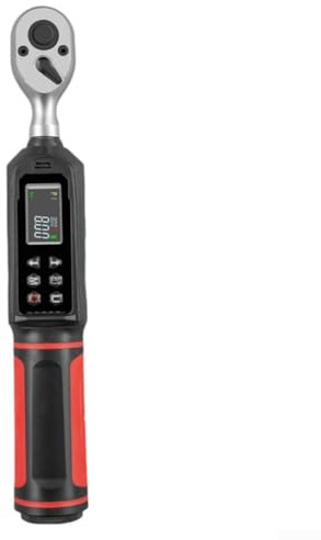 Gdfnmogo Digital Torque Wrench, 1/4 3/8 1/2 Inch Ratchet, LED And Buzzer, 10-135 N.m Range, Steel Build, Quick Release Head, For Professional Mechanics(10mm 0.9-60N.m)