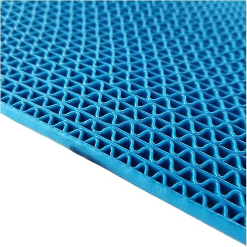 PVC Entwässerungsmatten für Pools, Duschen & Küchen – rutschfest leicht zu reinigen 90 cm x 150 cm, blaue Bodenmatte für Nassbereiche