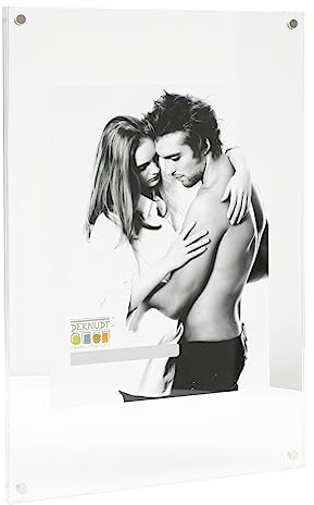 Deknudt Frames S58SB1 - Cornice portafoto in plexiglass, per foto 20 x 30 cm, 31 x 21 x 2,5 cm, acrilico
