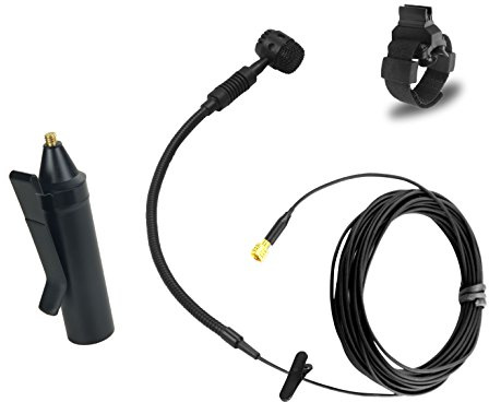 heimu Instrument Mikrofon mit Ständer Halterung Clip for Clarinet