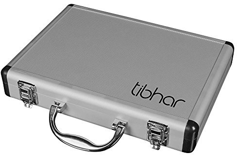 Tibhar Alukoffer mit Tragegriff, Silber