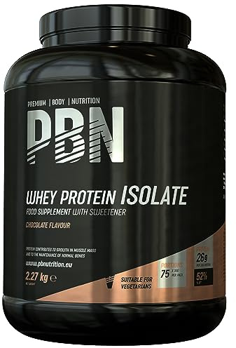PBN Premium Body Nutrition - Whey Isolate Protein Powder, Chocolate - 75 Servings, 2.27 kg (Pack of 1)