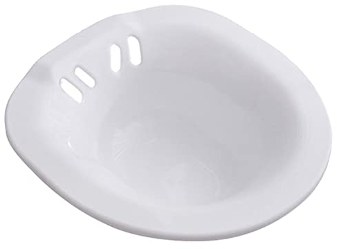 YARNOW 1stk Bidet Sitzbad Für -frauen Sitzbad Nach Der Geburt Hip-badewanne Sitzt Badeset Für Damen Sitzbad Sitzwanne Ältere Weiß Waschbecken Plastik Toilette