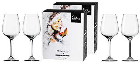 Set di 4 Bicchieri Eisch Bordeaux Superior Sensis Plus, Bicchiere da Vino, Bicchiere di Cristallo, 710 ml