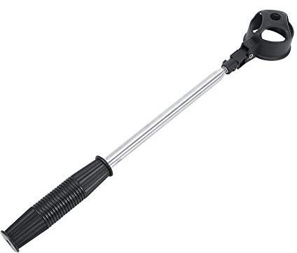Tiiyee Golf Ball Retriever, Telescopic Pick Up Retrievers Portable Retractable Picker Stainless Steel Shaft Tool Putter Grabber Claw Accessories Lightweight Automatic Locking Scoop Saver Golf Player