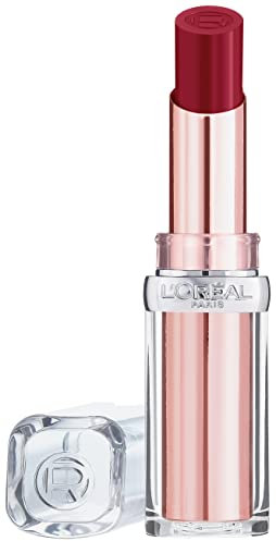 L'Oréal Paris Feuchtigkeitsspendender Lippenstift, Balm-In-Lipstick mit natürlich aussehendem Finish, Color Riche Glow Paradise, 353 Mulberry Ecstatic