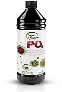 Legend Plant Phosphate Po4 100ml, 250ml, 500ml, 1000ml Planting Fertiliser Supplement For Aquarium Plant (1000ml) Black