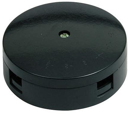 30A Junction Box 3 Terminals for Secure Electrical Connections (Pack 1, Black)