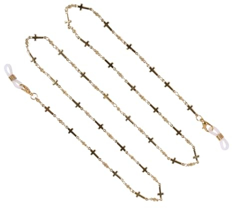 PACKOVE 1Stk Damen Brillenketten Lesebrillenhalter für Frauen Brillenketten für Damen vergoldete Brillenkette damen lesebrille Brillenschnüre Perlen Fräulein