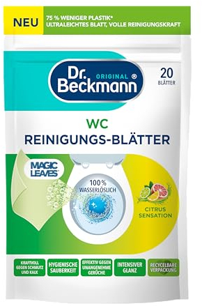 Dr. Beckmann WC Reinigungs-Blätter CITRUS SENSATION | 20 Blätter