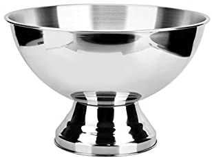 KOHARA Cubitera de Acero Inoxidable de 9L/13,5L, cubeta para champán, Herramientas para Barra, Accesorios para Vino, Vasos, Accesorios para Barra, tazón de Mezcla de ensaladera