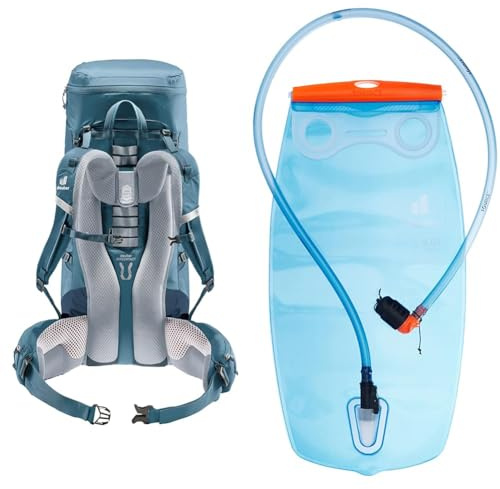deuter Aircontact Lite 40 + 10 leichter Trekkingrucksack & Streamer 3.0 Trinksystem